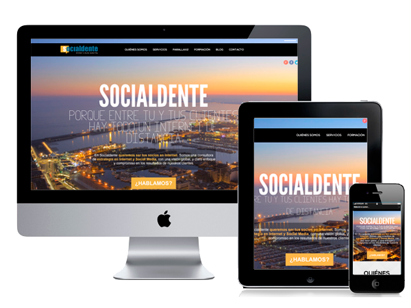 responsive design socialdente